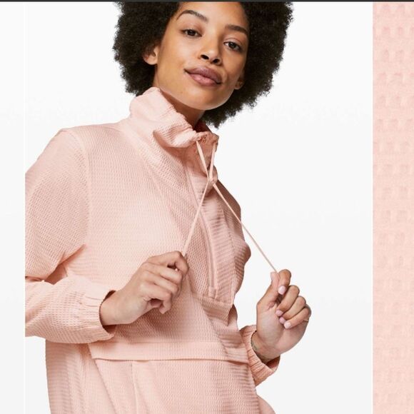 Lululemon Pack Light Pullover Butter Pink Size 6 - Picture 10 of 11